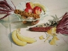 Corn, Watercolour, Framed