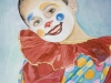 The Clown, Watercolour, 11 x 15 - NFS